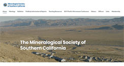 Desktop Screenshot of mineralsocal.org